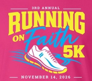 Running on Faith 5K Logo