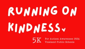 Running on Kindness 5K for Autism Awareness Logo