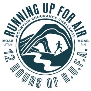 Running Up For Air - Moab Logo