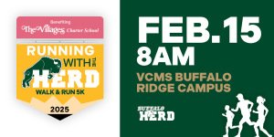 Running with the Herd 5k Logo