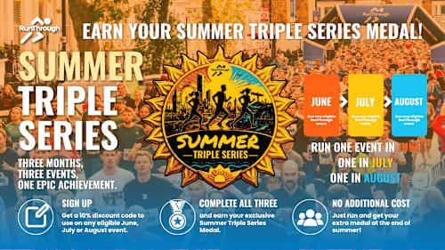 RunThrough Summer Triple Series Logo