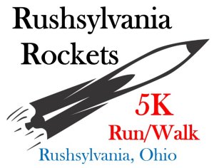 Rushsylvania Rockets 5K Run/Walk Logo