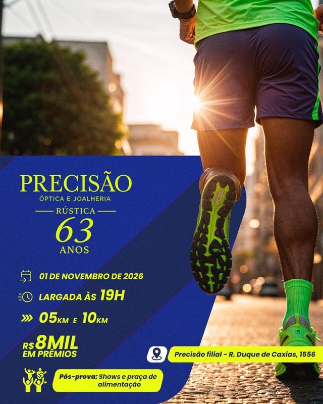 Rústica Precisão 63 anos Logo