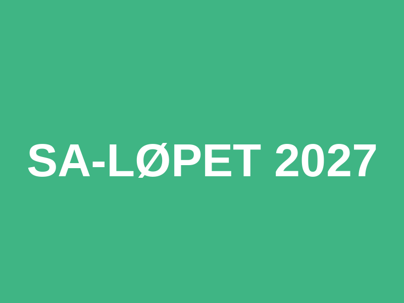 SA-Løpet 2027