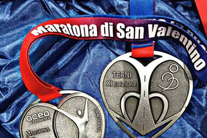 Saint Valentine Marathon Logo