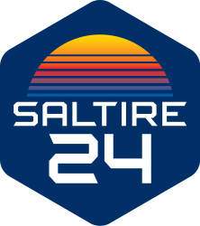 Saltire 24, 12 and 6 Logo