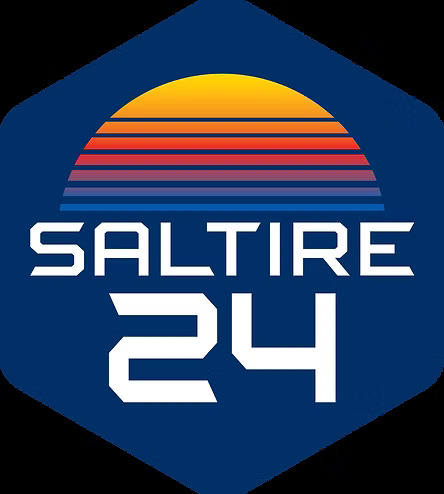 Saltire 24, 12 and 6 Logo