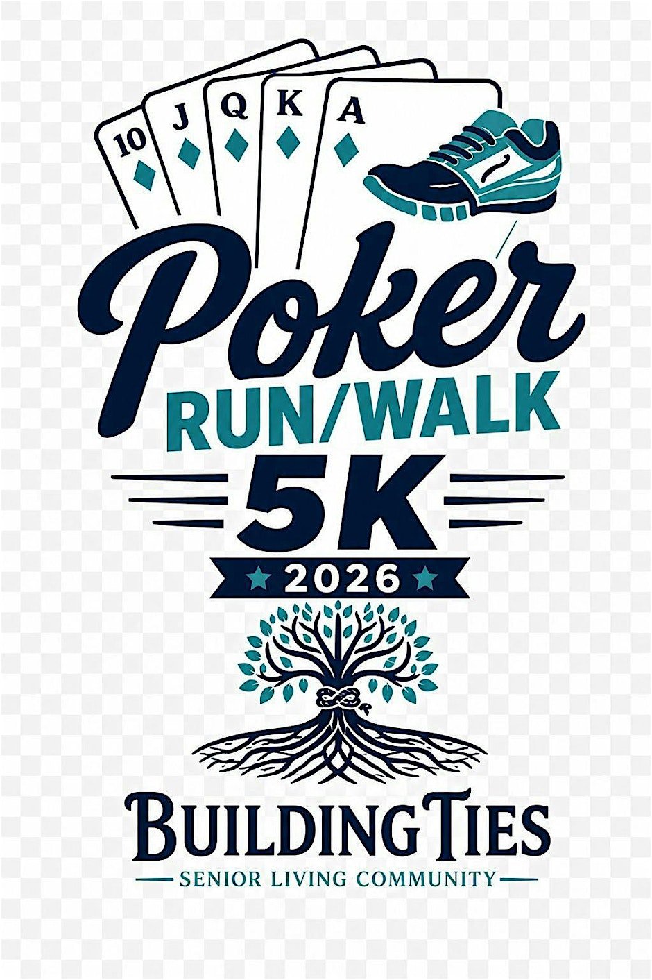 Sanilac County Building Ties Poker Run/Walk 5K Logo