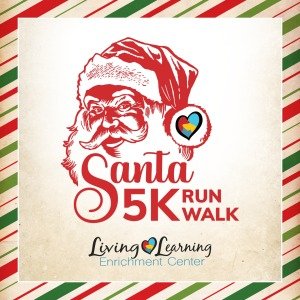 Santa 5k Run/Walk Logo