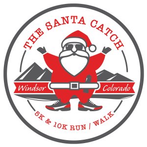 Santa Catch 5k & 10k Logo