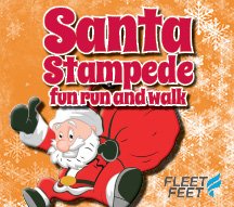 Santa Stampede - Rochester, NY Logo