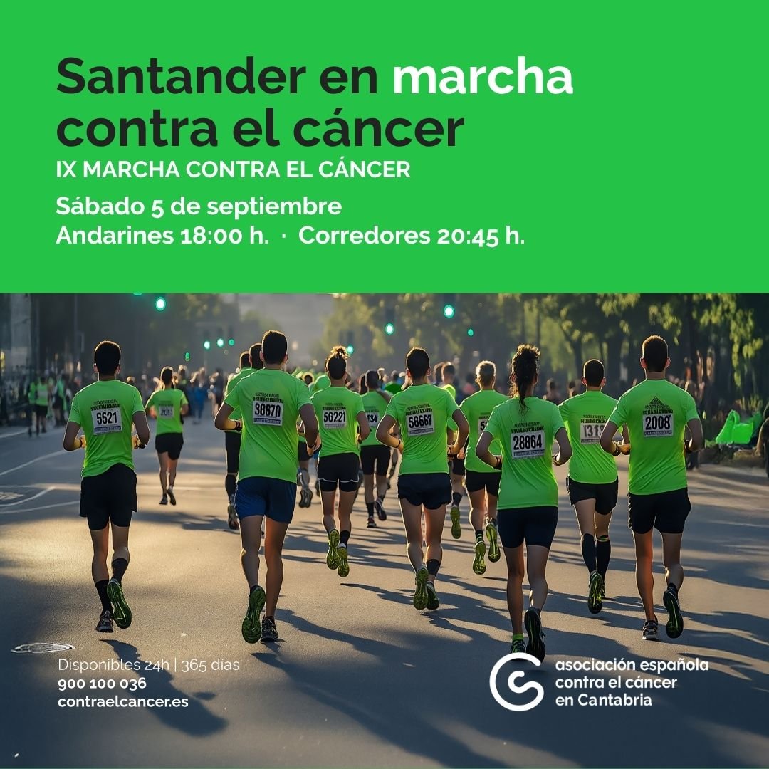 SANTANDER EN MARCHA CONTRA EL CÁNCER 2026