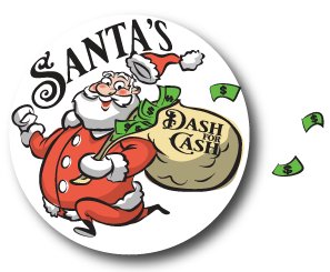 Santa's Dash for Ca$h Logo