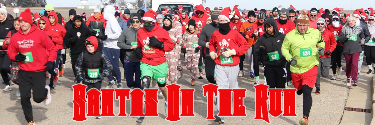 SANTAS ON THE RUN XI 5K & ONE MILE WALK Logo