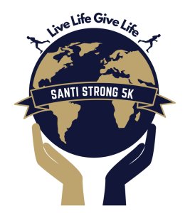 SANTI STRONG 5K Logo