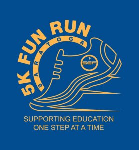 Saratoga Education Foundation 5K Fun Run Logo