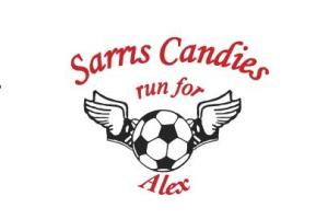 Sarris Candies Run for Alex Logo