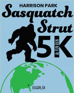 Sasquatch Strut 5K Logo