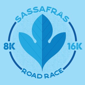 Sassafras 8 Mile Run/Hike Logo