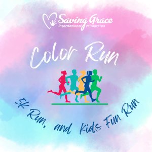 Saving Grace Color Run 5k Logo