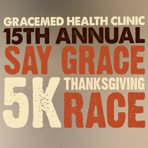 Say Grace Thanksgiving Day 5K Race Logo