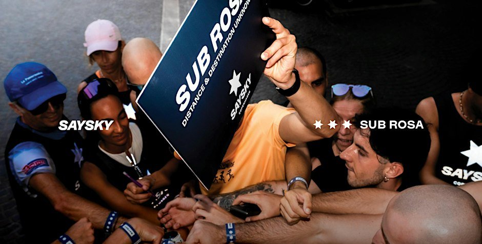 SAYSKY X RUN4IT SUB ROSA - EDINBURGH EDITION