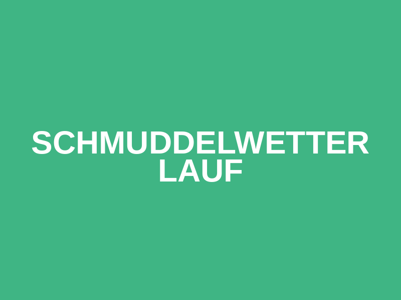 Schmuddelwetter Lauf Logo