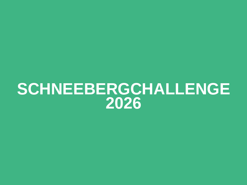 Schneebergchallenge 2026 Logo