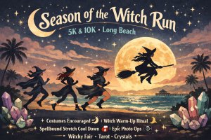 Season of the Witch 5K 10K by Califlow Runs Logo