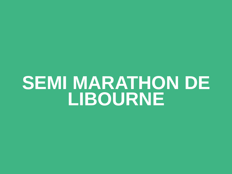 Semi Marathon de Libourne Logo