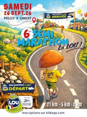 Semi-marathon La LOU 2026 Logo