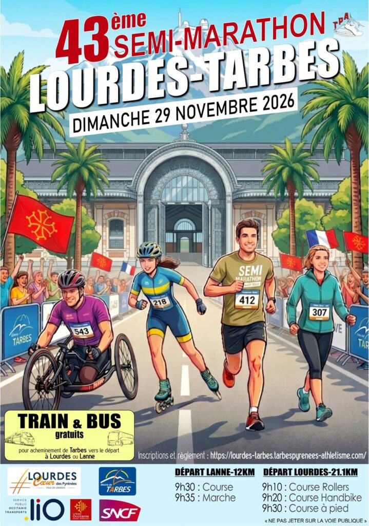 Semi-Marathon Lourdes Tarbes 2026 Logo