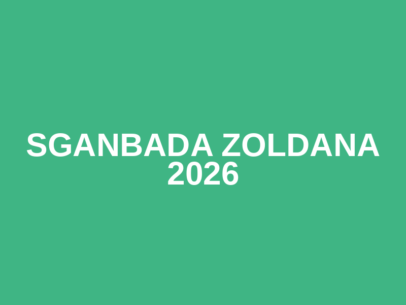 Sganbada Zoldana 2026 Logo