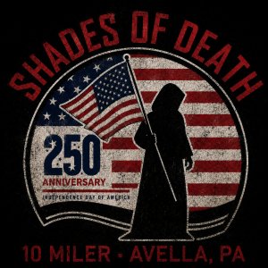 Shades of Death 10 Miler Logo