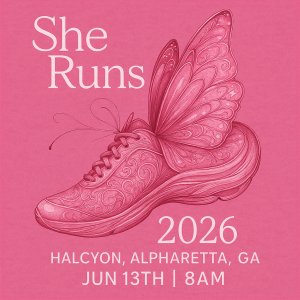 She Runs 5K Logo