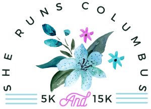 She Runs Columbus 15K & 5K Logo