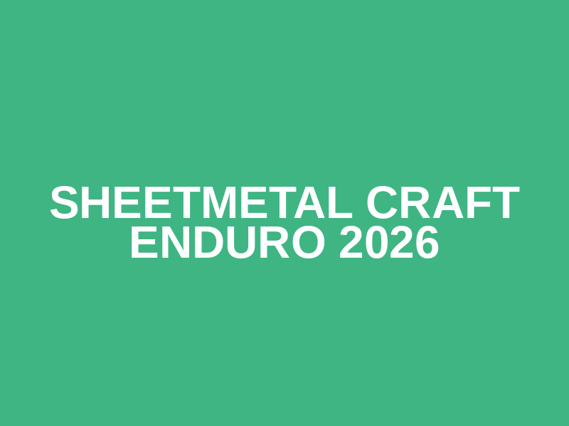 Sheetmetal Craft Enduro 2026 Logo