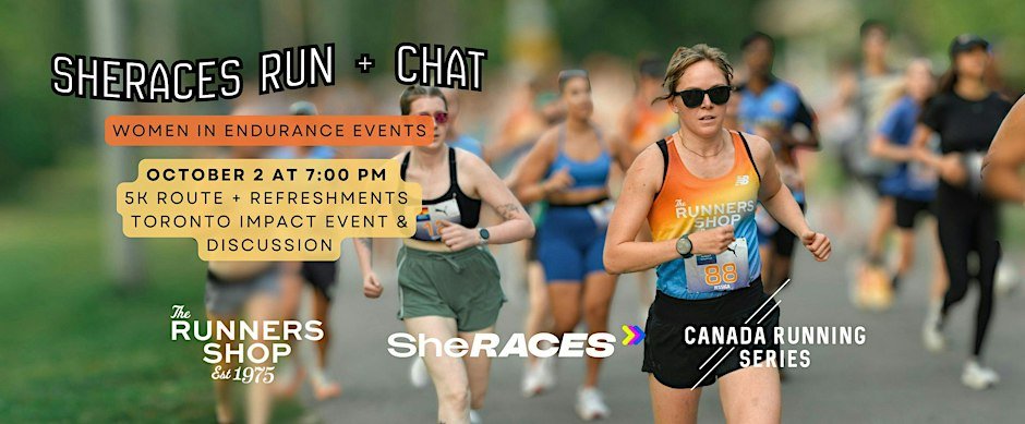sheRACES x Canada Running Series at The Runners Shop