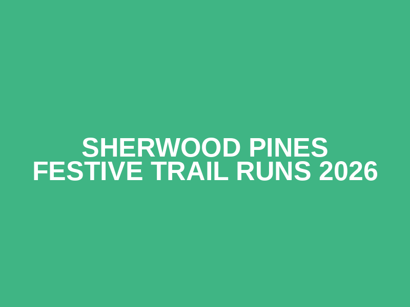 SHERWOOD PINES FESTIVE TRAIL RUNS 2026 Logo