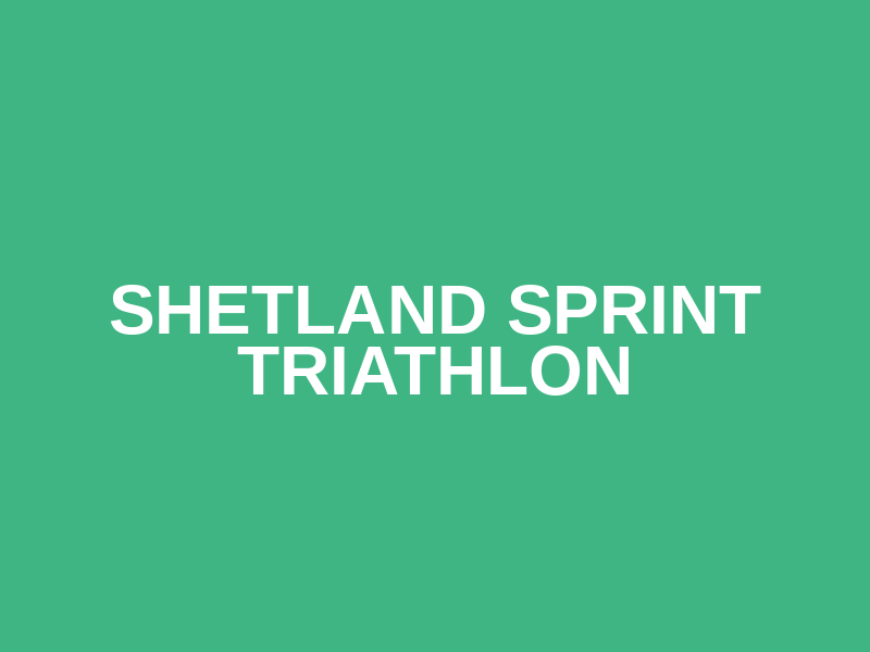 Shetland Sprint Triathlon Logo