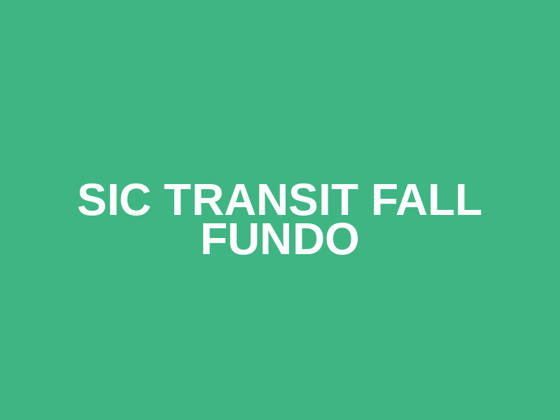 Sic Transit Fall Fundo Logo