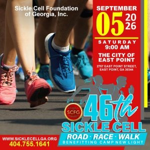Sickle Cell 5K Road Race/Walk Logo