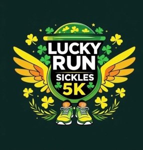 Sickles NHS “Lucky Run” 5k Logo