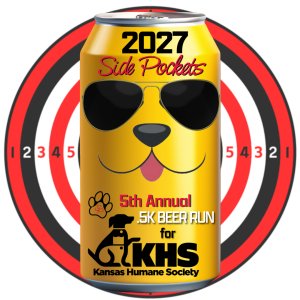 Side Pockets .5K BeerRun for KHS Logo