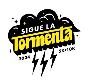 Sigue la Tormenta - Follow the Storm 5k/10k + 1 Mile Fun Run Logo