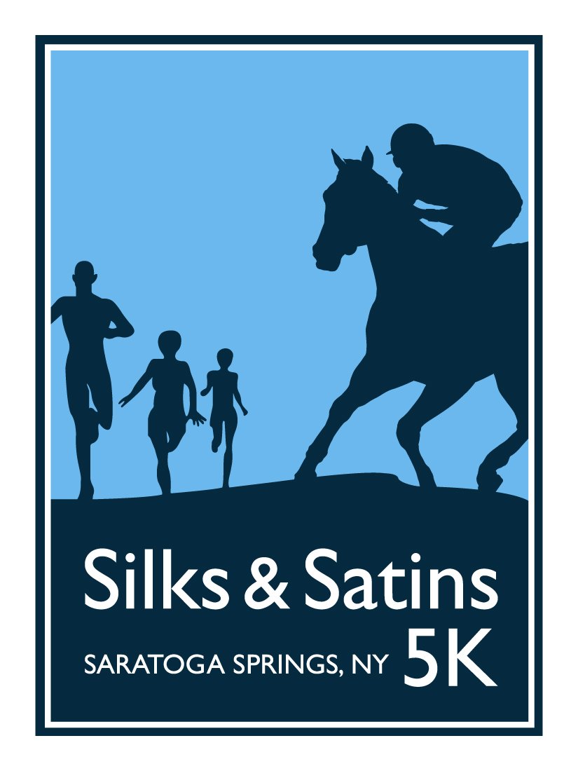 Silks and Satins 5k Logo