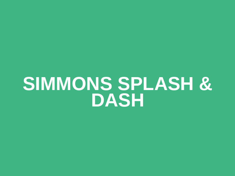 Simmons Splash & Dash Logo