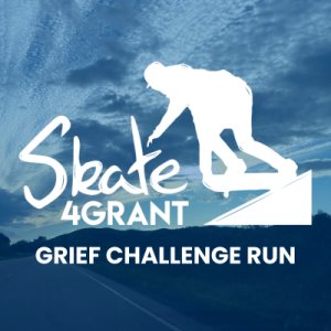 Skate4Grant's Grief Challenge Run 2026 Logo