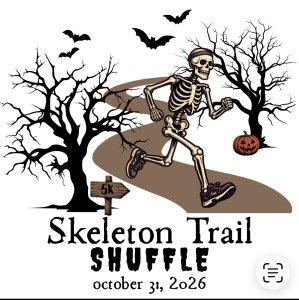 Skeleton Trail Shuffle & Kids Dash Logo