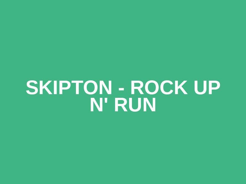 Skipton - Rock up n' Run Logo